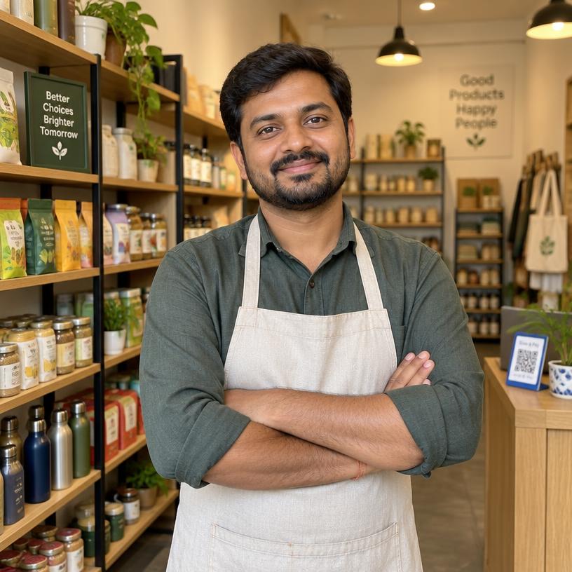 Local shop owner